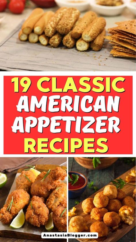 Uncover the iconic tastes of American cuisine! Delve into a collection of 19 timeless American appetizer recipes perfect for your upcoming BBQ gathering. Embrace the rich culinary heritage with these classic flavors that are sure to impress your guests and elevate your outdoor dining experience. Simple Family Meals, American Foods, American Party, Party Snacks, Classic American, Finger Food, Outdoor Dining, Appetizer Recipes, Appetizer