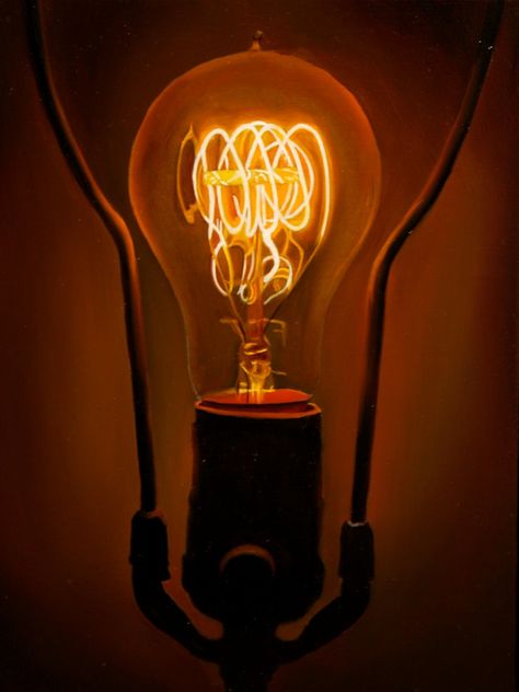 Surealism Art, Inner Glow, Autumn Lights, Light Touch, Edison Light Bulbs, Light Bulb, Paintings, Sculpture, Lighting