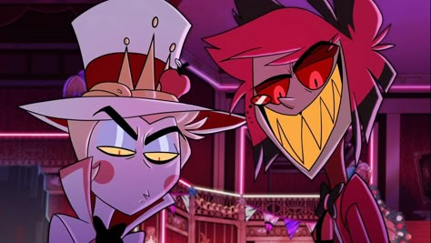 They know what you are🏳️‍🌈 Hotel Trivago, H Hotel, Alastor Hazbin Hotel, Lucifer Morningstar, Vivziepop Hazbin Hotel, Morning Star, Hotel Art, New Version, Hazbin Hotel