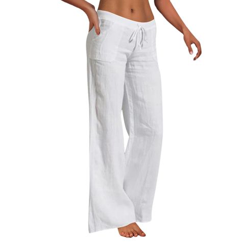 PRICES MAY VARY. linen pants women 2024 trendy work pants women wide leg pants woman dress pants womens clothes womens clothing khaki pants for women capri pants for women sweat pants for womens palazzo pants for women trousers pants for women lounge pants women women sweatpants travel outfits for women business casual pants for women pantalones para mujer harem pants women white pants women women's fashion wide leg trousers women petite pants for women black work pants women wide leg yoga pants Pant Trousers Women, Long Pants Casual, White Linen Pants, Cotton Linen Pants, Fit Ideas, Straight Trousers, Pantalon Large, Ankle Length Pants, Casual Look