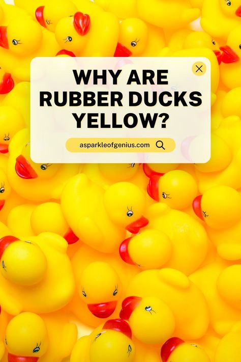 Ever wondered why rubber ducks are always yellow? There's more to it than meets the eye! Dive into the fascinating history of the classic rubber duckie, from bath time fun to pop culture icon. Click to uncover the unexpected reasons! Rubber Duck Crafts, Rubber Ducky Party, Rubber Duckies, Duck Gifts, Kids Around The World, Rubber Ducks, Bath Toy, Bath Time Fun, Baby Ducks