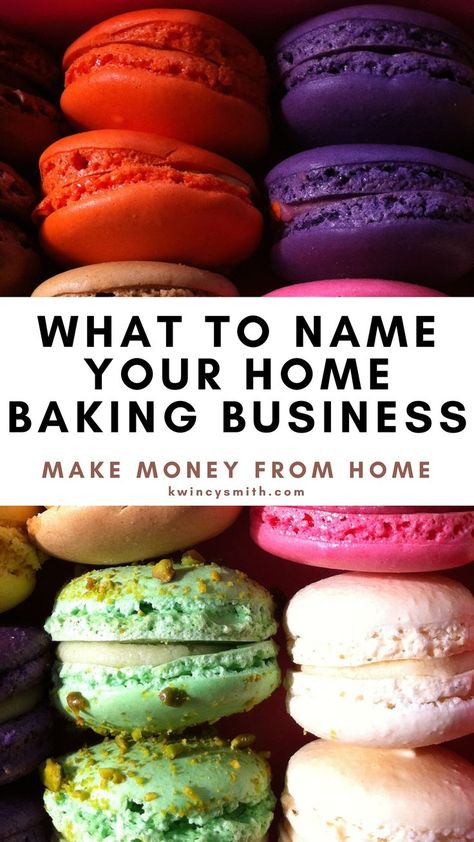 When starting a new home baking business it is easy to get stuck on the business name. You want to create something that will help you be taken seriously as a business, something that shows exactly what your business stands for and makes you stand out. Here are some tips to help guide you through naming your home baking business! Starting A Catering Business, Home Baking Business, Bakery Business Plan, Homemade Business, Dream Cafe, Home Bakery Business, Small Bakery, Food Fair, Bakery Menu