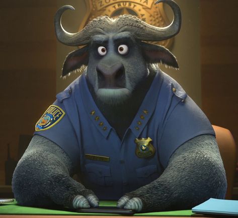 Chief Bogo Zootopia, Disney References, Animated Movie Characters, Chief Bogo, Zootopia Characters, Animated Movies Characters, Disney Zootopia, Animal Crossing Characters, Vogue India