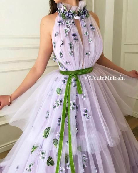 All | Teuta Matoshi Teuta Matoshi, Lavender Dresses, Ladies Dress Design, Green Velvet, Fancy Dresses, Tulle Dress, Dream Dress, Princess Dress, Dress Fabric