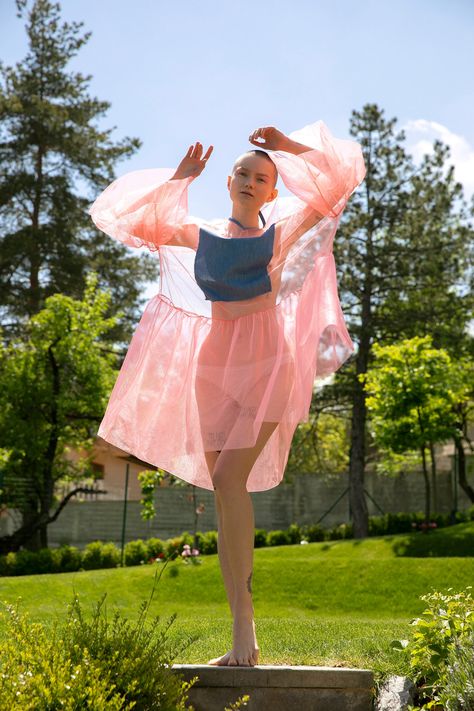 Women Pink Dress, Sheer Tulle Dress, Pink Tulle Dress, Vestidos Retro, Tulle Top, Vestidos Color Rosa, Transparent Dress, Plus Size Cocktail Dresses, Pink Tulle