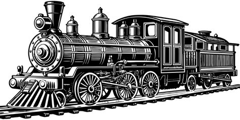 Download free HD stock image of Ai Generated Train Steam Train Side View, Locomotive Illustration, Train Doodle, Cartoons Krishna, Kids' Furniture, Linocut Prints, Christmas Deco, Linocut, Stock Images Free