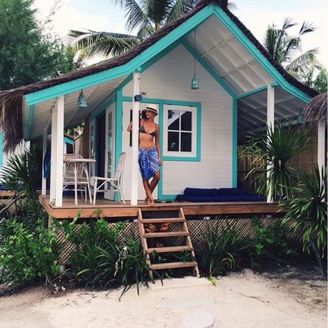 Tiny cottage Tiny Beach House, Beach Shacks, Choose Kindness, Beach Cabin, Dream Beach Houses, Tiny Cottage, Surf Shack, Beach Shack, Beach Bungalows