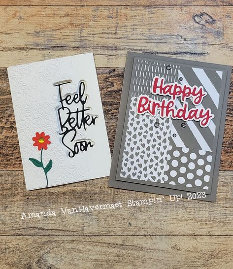 Let me share 2 cards using the Wanted To Say dies from Stampin' Up! including one Peek A Boo Card Stampin Up Wanted To Say Cards, January Birthday Cards, Stampin Up Just Wanted To Say Dies, Stampin Up Wanted To Say, Stampin Up Birthday Cards 2023-2024, Stampin Up Wanted To Say Dies, Wanted To Say Dies Stampin Up Cards, Wanted To Say Dies, Distressed Tile