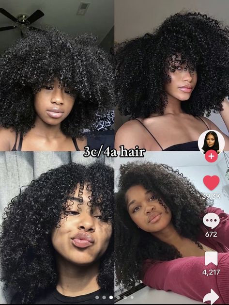 Curly Hair 3c Hairstyles, 4 A Hair, Long 3c Curly Hair, Biracial Hair Styles, Afro Tips, Short Coily Hairstyles, 3c 4a Curly Hair, Cute Afro Hairstyles, Short 3c Curly Hair