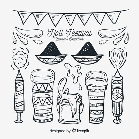 Holi Doodle, Holi Activities, Evs Worksheet, Paint Book, Holi Colors, Oneplus Wallpapers, Holi Celebration, Festival Flyer, Festival Background