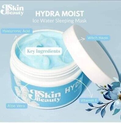 J Skin Beauty Hydra Moist, Skin Beauty Hydra Moist, J Skin Beauty, Ice Water Sleeping Mask, Gel Based Moisturizer, Hydra Moist, Water Mask, Everyday Skin Care Routine, Water Sleeping Mask