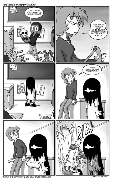 Erma :: Erma- Science Presentation | Tapas - image 1 Science Presentation, Erma Comic, Zoophobia Comic, Community Series, Comics Story, Short Comics, Fun Comics, Cute Comics, Cartoon Shows