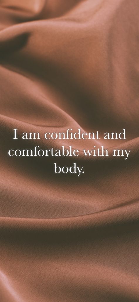 I Am Her Aesthetic, Body Confident Quote, Body Affirmations, Divine Feminine Quotes, Daily Manifestation, Feminine Quotes, Body Quotes, I Am Confident, Mindset Shift