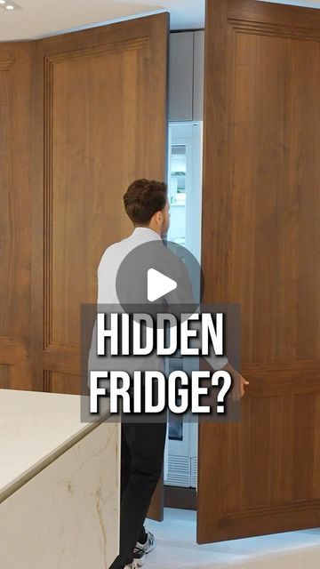 The Kitchen Guy on Instagram: "Check out this high-level design feature in one of our custom kitchen builds! Hidden refrigerator! #kitchendesign #designideas #kitcheninspo" Hidden Refrigerator Kitchen, Hidden Fridge Kitchen, Hidden Refrigerator, Hidden Kitchen Storage, Hidden Fridge, Refrigerator Cabinet, Hidden Kitchen, Built In Refrigerator, Millennials Fashion