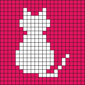 Alpha pattern #34702 | BraceletBook Crochet C2c Pattern, Make Friendship Bracelets, Graph Crochet, Crochet Cat Pattern, Pixel Crochet, Cat Cross Stitch Pattern, Tapestry Crochet Patterns, Crochet Design Pattern, Pixel Art Pattern