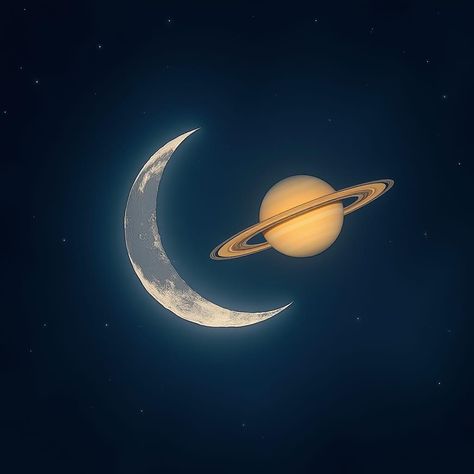 On October 14, 2024, witness the rare conjunction of the Moon and Saturn. Discover how, when, and where to watch this celestial 'kiss' from Earth. The Moon And Saturn, Saturn 5, Kardashev Scale, Moon And Saturn, Light Pollution, Astronomer, Ancient Romans, Under The Stars, Black Hole