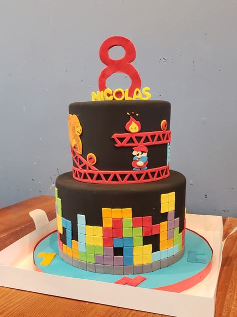 Ideas Cumpleaños, Cake Games, Donkey Kong, Birthday Cakes, Birthday Cake, Pastel, Cake, Birthday, Quick Saves