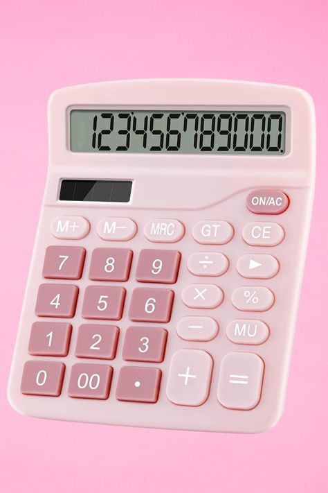 Elevate your workspace aesthetics and number-crunching prowess with the Tocorpie Office Desk Calculator, boasting 12 digits of precision in a charming Pink hue. Whether you're a math whiz, a budgeting guru, or simply need accurate calculations, this calculator delivers style and functionality in one compact package. Effortlessly tackle tasks with its user-friendly design. From financial planning to everyday computations, make a statement while getting the job done. #ad Pink Calculator, Basic Desk, Solar Calculator, Financial Calculator, Pink Office, Office Branding, Office Desktop, Plastic Flowers, Back To School Gifts