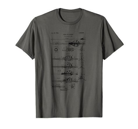 PRICES MAY VARY. Awesome shirt showing Archery Arrow Patent Designs! Great for the hunter or archer in your life. Show off your Archery Skills with this awesome vintage arrow shirt! Great for an Archery Mom, Archery Dad, or Archery Coach! Lightweight, Classic fit, Double-needle sleeve and bottom hem Archery Mom, Vintage Arrow, Vneck Tshirt Women, Archery, Sport T Shirt, Screwdriver, Shirt Outfit, Kids Hoodie, Funny Tshirts