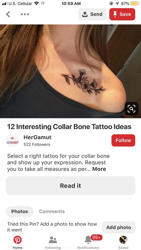 Flower Collar Bone Tattoo, Tattoo Collar Bone, Sweet Pea Tattoo, Collar Tattoo, Sweet Pea Flower, Daffodil Tattoo, Bone Tattoo, Saved Tattoo, Flower Collar