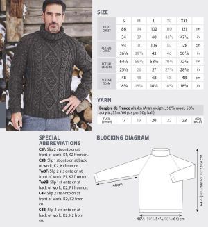 Measurements Mens Roll Neck Sweater, Mens Knit Sweater Pattern, Irish Knit Sweaters, Easy Baby Knitting Patterns, Gents Sweater, Mens Knit Sweater, Sweater Knitting Pattern, Sweater Knitting, Men's Sweaters