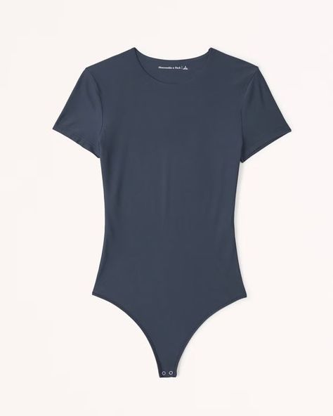 Women's Soft Matte Seamless Tee Bodysuit | Women's Clearance | Abercrombie.com | Abercrombie & Fitch (US) Bodysuit Jeans, Womens Denim Vest, Business Clothes, Sophisticated Office, Abercrombie (women), Closet Collection, Womens Office, Business Outfits Women, Matte Fabric