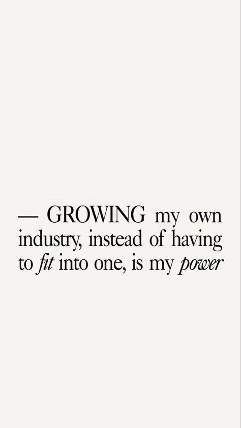 Industrious Quotes, Philantrophy Aesthetic, Boss Babe Energy, Individuality Aesthetic, Philanthropist Aesthetic, Boss Quotes, Empowering Quotes, Note To Self, Business Quotes