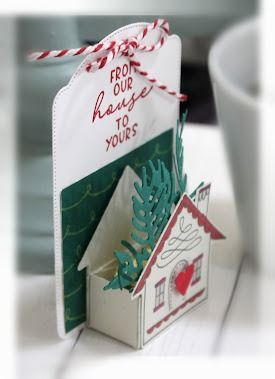 Me, My Stamps and I: Stampin' Up Humble Home Christmas Treats Holders, Humble Home, Homemade Christmas Cards, Stampin Up Christmas Cards, Stampin Up Catalog, Holiday Tags, Christmas Tree Cards, My Class, Stampin Up Christmas