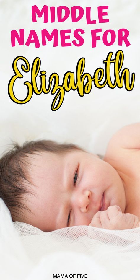 Middle Name Ideas, Elizabeth Name, Cool Middle Names, Middle Names For Girls, Names For Girls, Unisex Name, Beautiful Name, Middle Names, Unique Baby Names