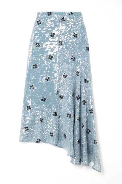 Erdem Sequin Skirts, Tulle Midi Skirt, Blue Tulle, Cute Skirts, Skirt Pattern, Types Of Skirts, Creative Fashion, Festive Season, Skirt Outfits