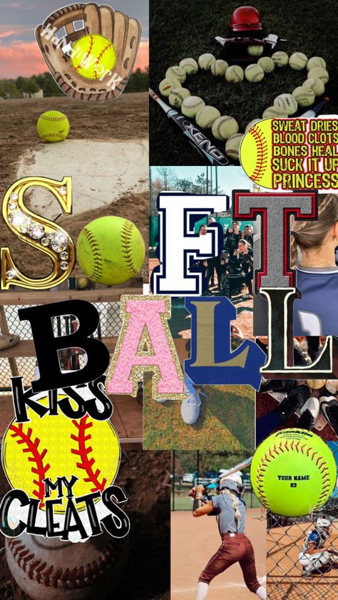 Softball Phone Wallpaper, Softball Backgrounds Wallpapers, Softball Wallpaper Iphone Backgrounds, Softball Wallpapers, Cute Softball Quotes, Inspirational Softball Quotes, Softball Pitching Drills, Funny Softball Quotes, Softball Aesthetic