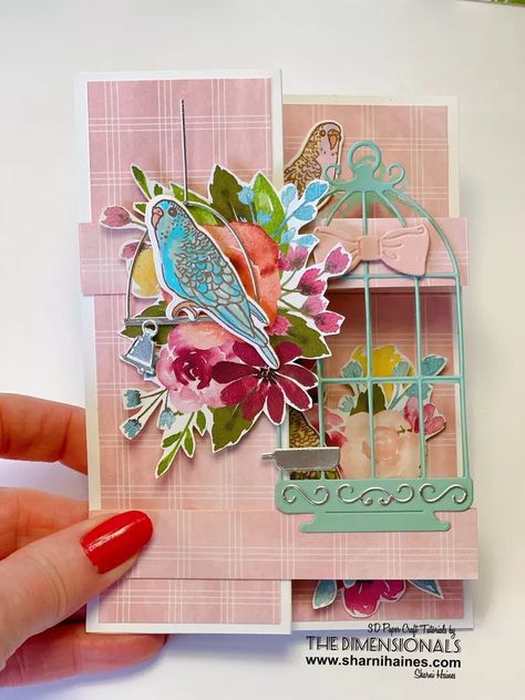 The Dimensionals June 2022 Favourite Products from the 2022-2023 Annual Catalogue -Blog Hop Paper Craft Tutorials, Bird Stamp, Card Crafting, Fold Cards, 3d Paper Crafts, 3d Cards, Beautiful Handmade Cards, July 2022, Fancy Fold Cards