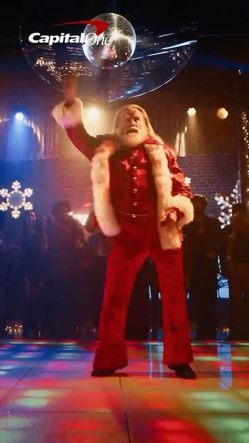 John Travolta Santa, Merry Christmas Friends, Christmas Friends, Saturday Night Fever, Night Fever, Capital One, John Travolta, Santa Baby, The Capital