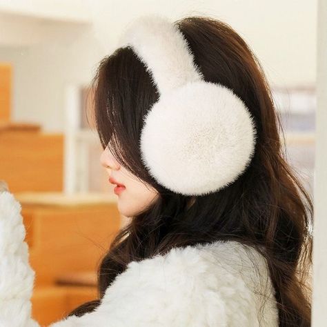 Fluffy Headphones, Cute Ear Muffs, Fluffy Ear Muffs, Cute Earmuffs, Winter Ear Muffs, Fluffy Earmuffs, Autumn Items, Winter Earmuffs, Fur Earmuffs