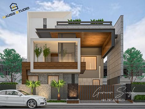 Aesthetic Home Kitchen, 3d Front Elevation, Small House Design Architecture, Front Elevation Design, Modern Bungalow Exterior, Residence Design, House Design Trends, Small House Design Exterior, Bungalow Exterior