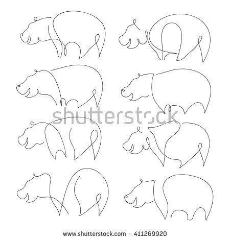 Hippo Tattoo, Hippo Drawing, One Line Animals, One Line Tattoo, Dog Logo Design, Lighthouse Tattoo, Minimalism Style, Cute Hippo, Design Silhouette