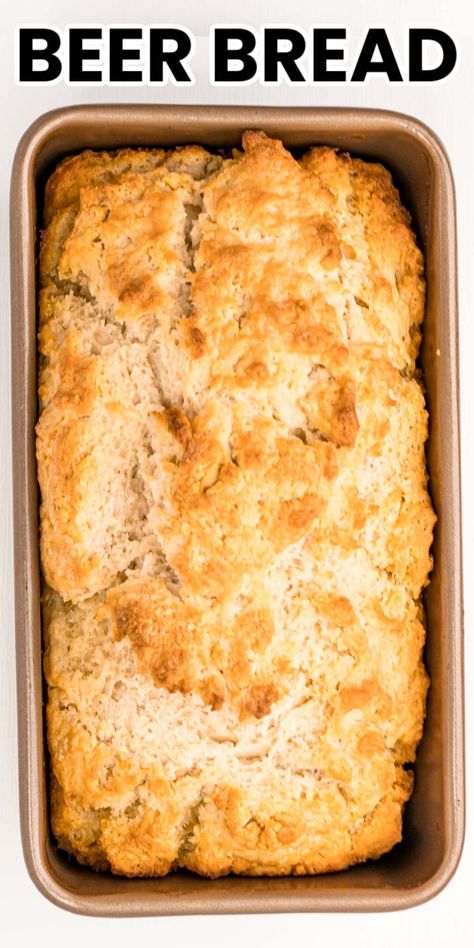 Beer Bread Recipe Tastefully Simple, Tastefully Simple Beer Bread, Honey Beer Bread, Beer Bread Mix, Beer Bread Easy, Alfredo Sauce Recipe Easy, Bread Booze Bacon, Beer Bread Recipe, Flavored Beer