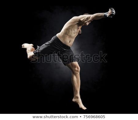 mma male fighter jumping to punch Model Release, Royalty Free Photos, New Pictures, 3d Objects, Greek Statue, Photo Image, Royalty Free Stock Photos, Every Day, Stock Images