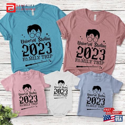 2023 Universal Studios Family Trip Shirt Wizard In Training Tee T-Shirt Unisex Check more at https://bestgiftclothing.com/product/2023-universal-studios-family-trip-shirt-wizard-in-training-tee-t-shirt-unisex/ Family Trip, Travel Shirts, Wizard, Silhouette Cameo, Family Travel, Cricut, Train, T Shirt