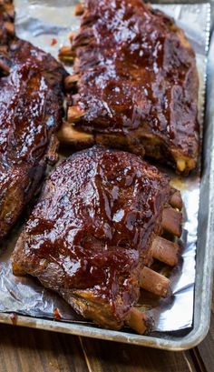 Slow Cooker Ribs are so tender, delicious, and easy to make. A quick broil at the end makes them super flavorful! Crock Pot Ribs, Crock Recipes, Ribs Recipes, Crockpot Ribs, Cooking Beef, Slow Cooker Ribs, Dry Rubs, Recipe Beef, Crockpot Dishes