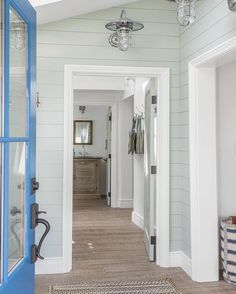 Sherwin Williams Sea Salt, Farmhouse Paint Colors Interior, Coastal Paint Colors, Coastal Paint, Sea Salt Sherwin Williams, Office Paint Colors, Painted Wood Floors, Farmhouse Paint Colors, Kitchen Wall Colors