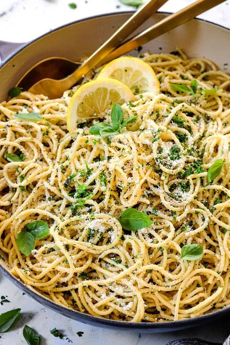 Lemon Paste Uses, Limone Spaghetti, Easy Lemon Pasta, Lemon Pesto Pasta, Pasta With Lemon Sauce, Lemon Basil Pasta, Linguini Pasta, Lemon Pasta Recipes, Lemon Garlic Butter Sauce