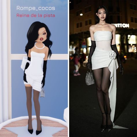 Roblox game: Dress to impress outfit ideas GLAMOUR! Instagram Model Outfits, Royalty Dress, Glamour Outfit, Roblox Game, Aesthetic Roblox Royale High Outfits, Retro Glamour, Red Carpet Outfits, Model Outfit, Oscar Dresses