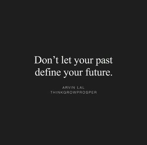 Don't let your past define your future. Personalized Wooden Letters, Past Quotes, Instagram Quotes Captions, Mind Tricks, Spiritual Inspiration, Instagram Quotes, Daily Motivation, True Words, Going Crazy