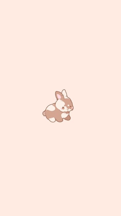 Brown Bunny Wallpaper, Rabbit Lockscreen, Brown Lock Screen, Rabbit Wallpaper, Brown Rabbit, Bunny Wallpaper, Brown Wallpaper, Brown Aesthetic, Animal Wallpaper