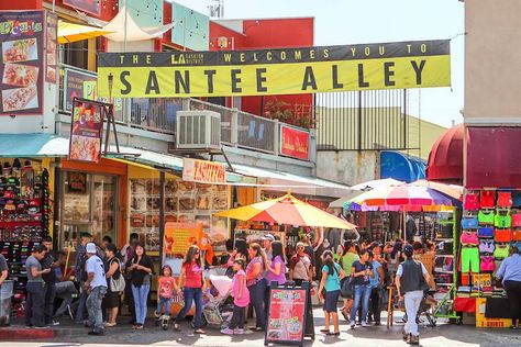 LA Fashion District, Los Angeles, California Santee Alley, Wholesale Clothing Distributors, Los Angeles Downtown, La Fashion District, Fashion District Los Angeles, Cali Life, Emerging Designers Fashion, Los Angeles Shopping, What Is Fashion