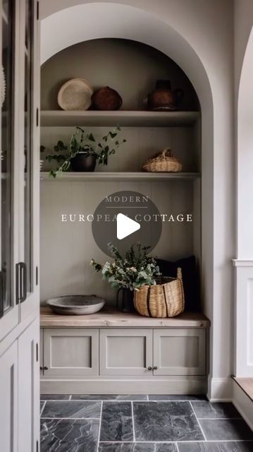 Celeste Jackson Interiors on Instagram: "In My Modern European Cottage Era👌🏻  VC @rangerhome_nw" Modern European Cottage, European Cottage Interiors, Magnolia Home Paint, Magnolia Homes Paint, Minimalist Living Room Ideas, Cottage Style Interiors, European Cottage, Quaint Cottage, Modern European