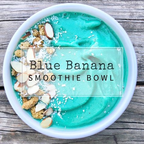 Smoothie Bowls Recipe Easy, Smoothie Bowl Recipe Healthy, Bowl Recipes Easy, Smoothie Base, Sommer Mad, Acai Bowls Recipe, Breakfast Smoothie Bowl, Banana Smoothie Bowl, Blue Spirulina