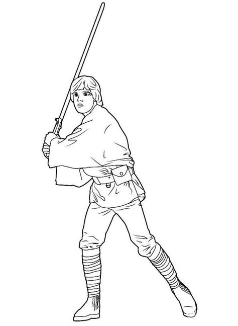 Luke Skywalker Wallpaper, Luke Skywalker Art, Luke Skywalker Darth Vader, Join The Dark Side, Football Coloring Pages, Happy Birthday Coloring Pages, Star Wars Colors, Birthday Coloring Pages, Star Wars Luke