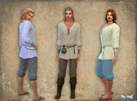 Medieval Archives - My Stuff Sims 4 Celtic Cc, Sims 4 Medieval Cc, Ts4 Medieval, Sims 4 Medieval, Medieval Clothing Men, Prince Outfit, Medieval Outfit, Wolf People, Sims 4 Decades Challenge